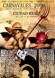 Cartel anunciador de los Carnavales 2008 de Ciudad Real