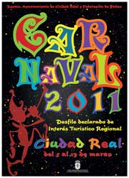 Cartel anunciador de los Carnavales 2011 de Ciudad Real