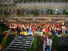 Acto de inauguracin del Festival e izada de banderas de los pases participantes en la Plaza Mayor.