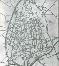 Plano antiguo de Ciudad Real de 1886