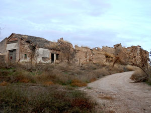 Restos del antiguo caserío agrícola