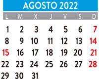 Cabañuelas de agosto del 2022