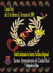 Cartel anunciador de los Carnavales 2009 de Ciudad Real