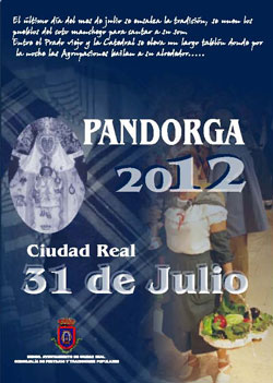 Cartel anunciador de la Pandorga de Ciudad Real 2012