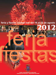 Cartel anunciador Ferias y Fiestas en honor a la Virgen del Prado 2012 de Ciudad Real