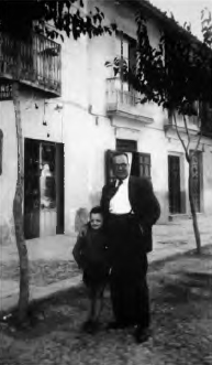 Gregorio y su hijo Antonio en Tomelloso