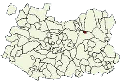 Plano de Llanos del Caudillo (Ciudad Real)