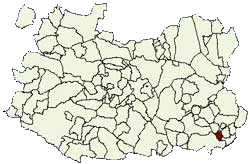 Plano de Puebla del Principe (Ciudad Real)