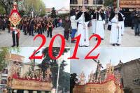 Procesión de la Hermandad del Cristo de La Piedad de Ciudad Real en el año 2012