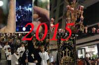 Procesión de la Hermandad del Cristo de La Piedad de Ciudad Real en el año 2015