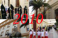 Procesión de la Hermandad de las Palmas de Ciudad Real en el Domingo de Ramos del año 2010