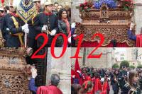 Procesión de la Hermandad de la Oracion en el Huerto de los Olivos del año 2012