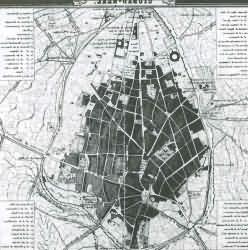 Plano antiguo de Ciudad Real de 1857