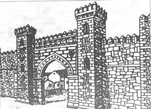 Puerta de Ciruela, situada al final de la calle del mismo nombre, reciba a los viajeros de la aldea La Ciruela. Ciudad Real