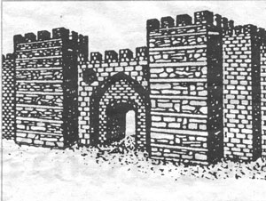 Puerta de la Mata, de aspecto medieval y fuertemente fortificada, era una de las ms robustas. Ciudad Real