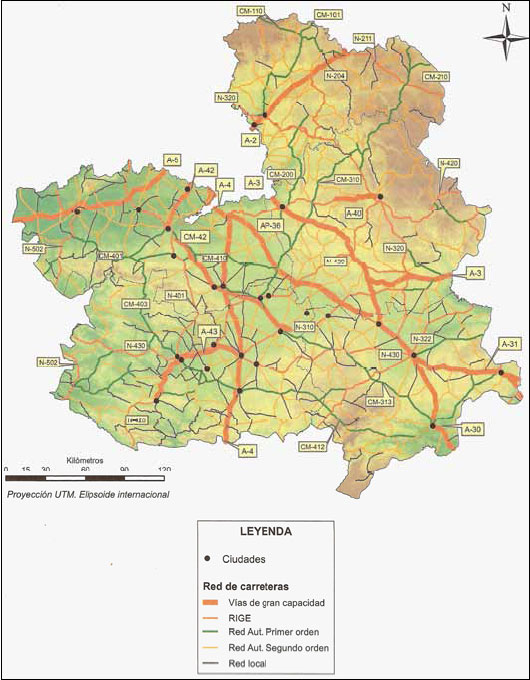 Las autovías de Castilla-La Mancha. 2008